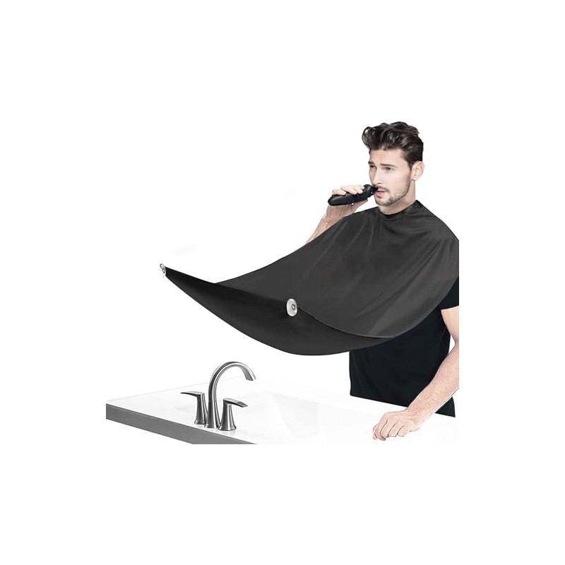 Emapoy Beard Bib Beard Apron, Beard Hair Catcher, Waterproof Beard