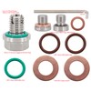 Dsnaduo M12.1-1.75 x 15mm Oversize Piggyback Oil Drain Plug, Stainless
