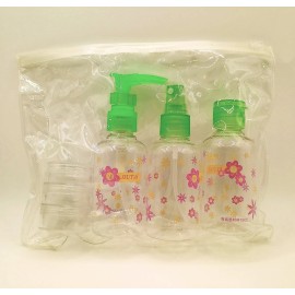 Unbranded Travel Mini Bottles 2.5 Fl Oz / 75 Ml For Toiletries 8 Sets