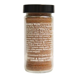 Morton & Bassett Mexican Blend, 2 oz – Non-GMO, Salt-Free, Zesty Mix for Tacos, Rice & Traditional Latin Dishes