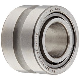 INA NKI12/16 Needle Roller Bearing, With Inner Ring, Steel Cage, Open End, Oil Hole, Metric, 12mm ID, 24mm OD, 16mm Width, 24000rpm Maximum Rotational Speed