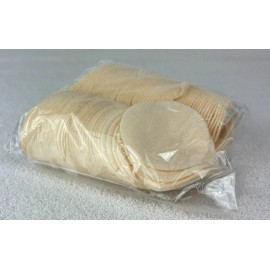 100 Felt Circles Choose from 4 colors 2.5" wide - Craft Die Cut Red White Black+ - Cream