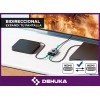 Switch Splitter Hdmi Bidireccional Calidad De Imagen 4k Dehuka