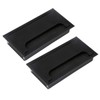 Techson Rectangular Cable Grommet, 160mm Office Table Wire Hole Cover