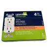 Leviton 15A 125V GFCI Outlets (4 Pack) GFNT1-4W White NEW