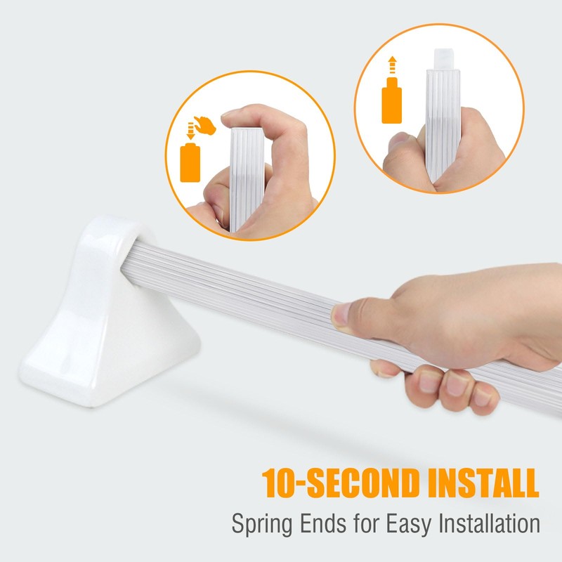 24 Inch Clear Replacement Towel Bar for Ceramic Holder -