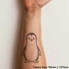 Large 'Penguin Cartoon' Temporary Tattoo (TO00074423)