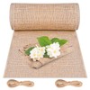 Cieex Jute Table Runner, Jute Ribbon Table Runner, 30 cm