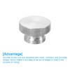sourcing map Knurled Thumb Nuts, 1Pcs M12 x D32mm x