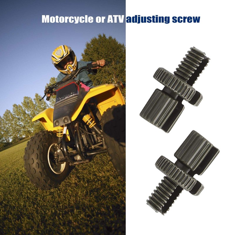 OTOTEC 4 x M8 Motorcycle Cable Adjustment Screws 8x28mm Front
