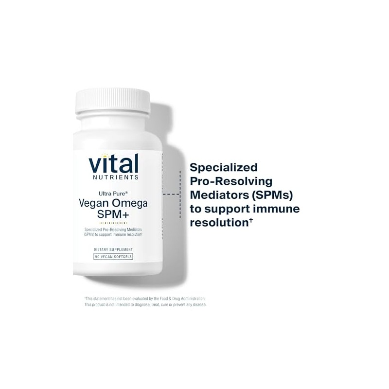 Vital Nutrients Ultra Pure® Vegan Omega SPM+ - Specialized Pro-Resolving