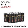 NANFU D 12 Alkaline Batteries