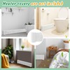 Gandeer 2 Pcs Metal Baseboard Heater Covers End Caps, Left