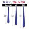 Hi-Tie Purple and Gold Extra Long Ties for Men 70
