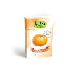 Lou Lou's - Tangerine Fruit Drops, Sugar Free, Vegan, No Artificial Sweeteners, All Natural Ingredients, High in Vitamin C and Made with Real Fruit, 36.5g Box