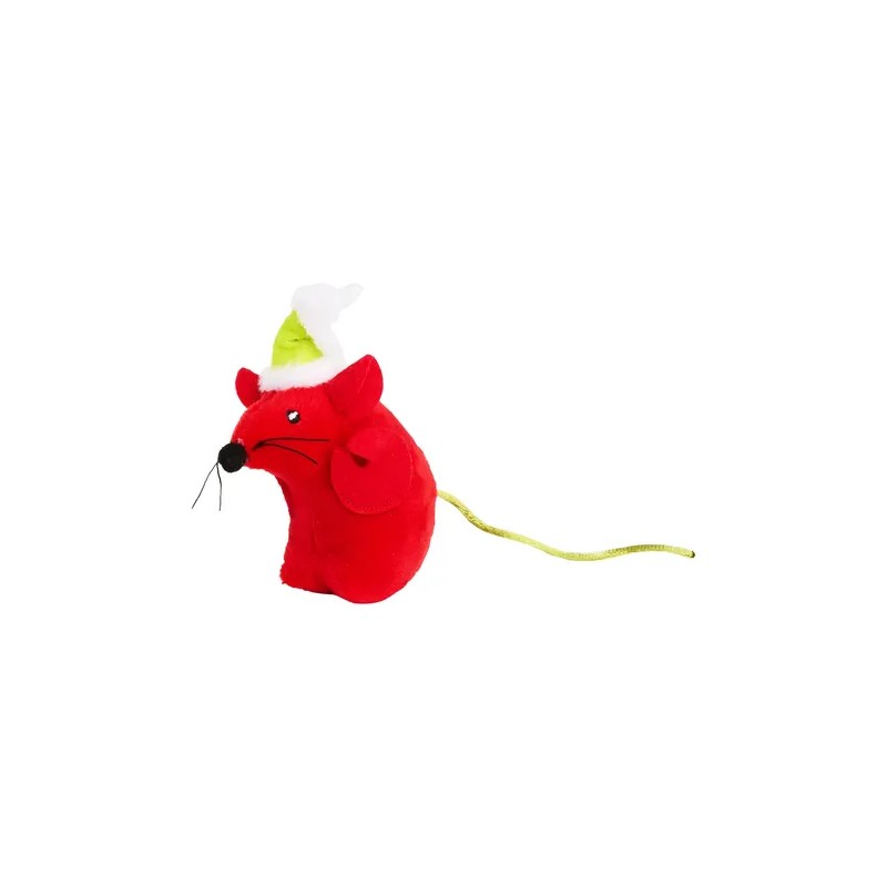 Set Juguetes Ratoncitos Navideños Con Catnip Para Gato 2pz