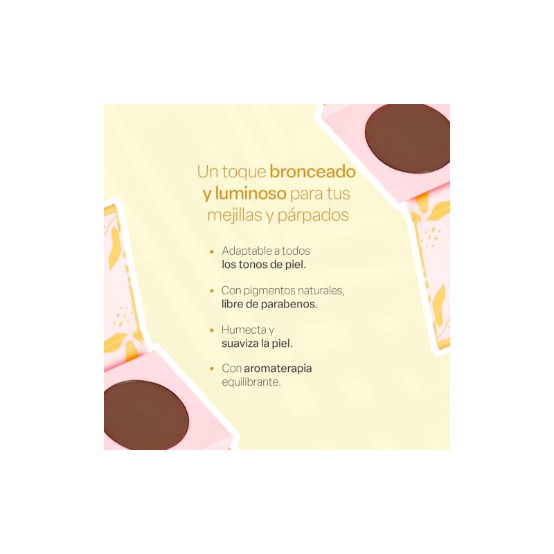 TEIA COSMETICOS Bronzer de Cacao - Acabado Cream to Powder