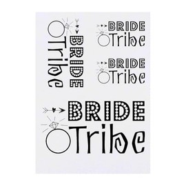 Azeeda 4 x 'Brautstamm' Temporäre Tattoos - Wasserfest, Hautfreundlich & Ungiftig · Transfers in Verschiedenen Größen (TO00076862)