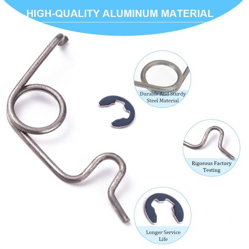 gtpartes Stainless Steel Fuel Door Pocket Spring Fit for 2007-2020