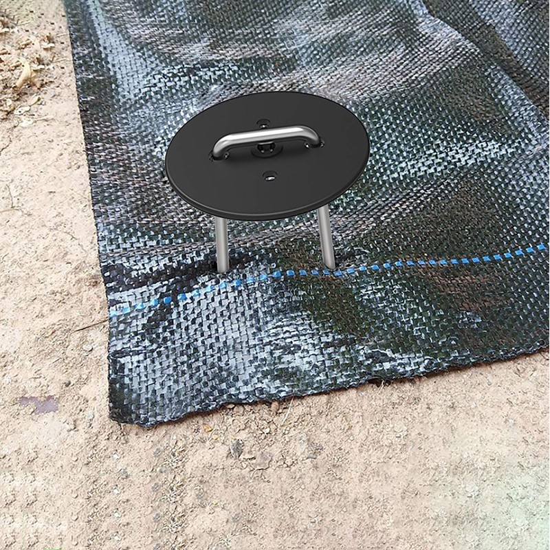 AAGUT 50 Pack Landscape Staples with Gasket Washer Caps, 6