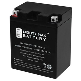 Mighty Max Battery YTX14AH 12V 12AH Battery for Honda 750 CB750 Nighthawk '91-'03