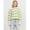 JJXX Women's Jxmila Twist Stripe Crew Neck Knit Sn Pullover,