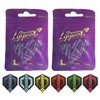 THOR-DARTS L-Style Dart Tips in Double Pack Flights (2 x