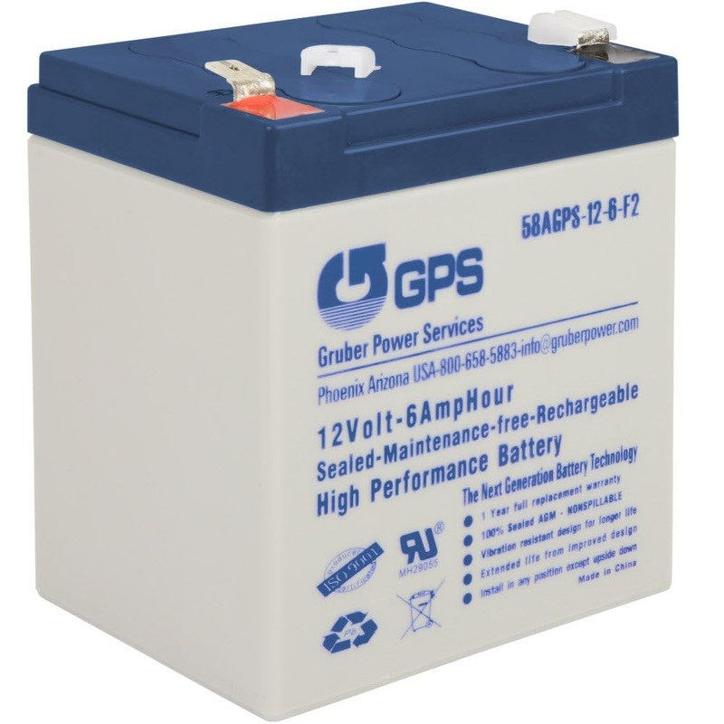 Gruber Power 12 Volt - 6 AH Battery - AGM