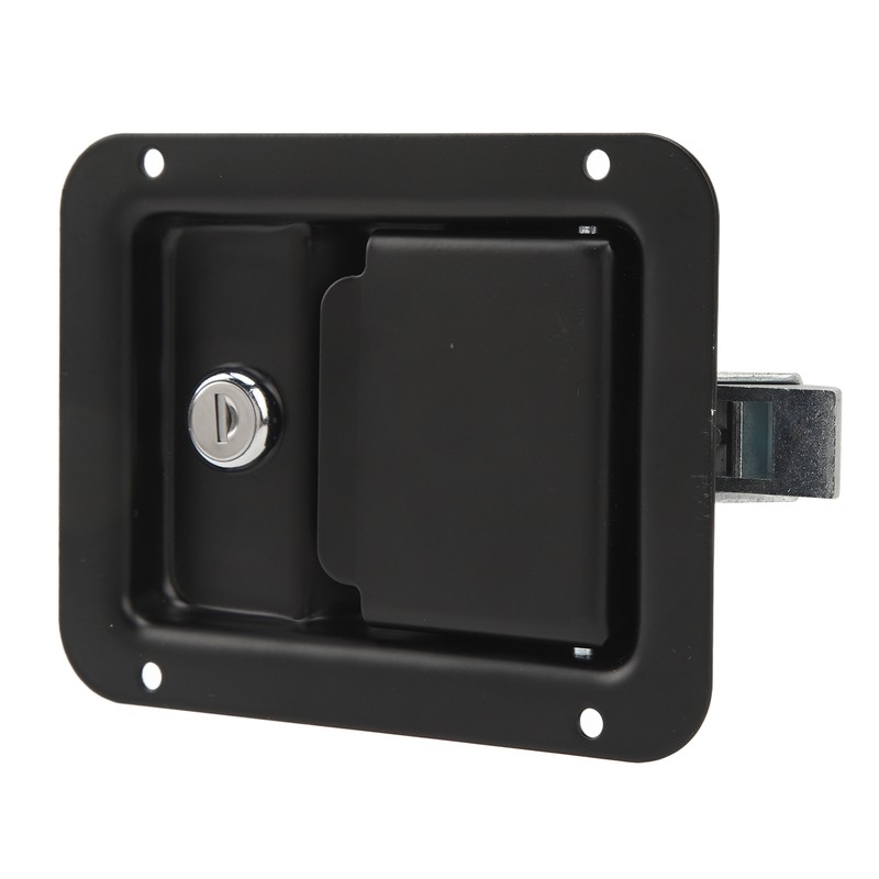 Tool Box Handle Latch with 2 Keys Flush Mount Steel