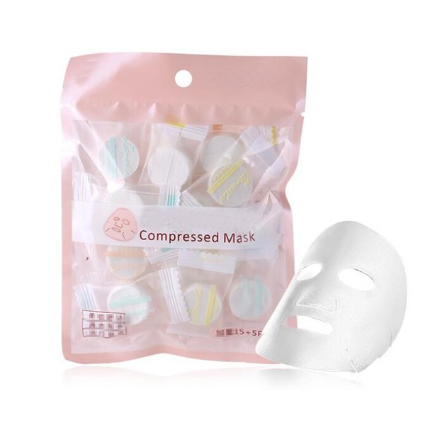 Ericotry 3Packs (60pieces) Skin Care Compressed Facial Mask Paper DIY