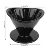 Ceramic Coffee Filter Cup Single Hole Coffee Dripper Filtering Tool