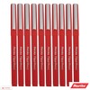FibrePoint Fineliner Pens, RED, Extra Fine Tip (0.5mm), Pack of