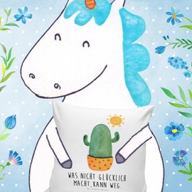 Mr. & Mrs. Panda Decorative Cushion Cactus Sun Gift Sofa Cushion Cactus Cushion 40 x 40 Washable Sofa Cushion 40 x 40 cm Sunshine Decorative Cushion