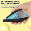Long Handle Nail Clippers for Seniors – 5.15" Non-Slip Grip,