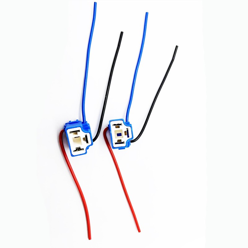 TOPKU H4 9003 HB2 Wiring Harness Headlight Ceramic Socket Connector
