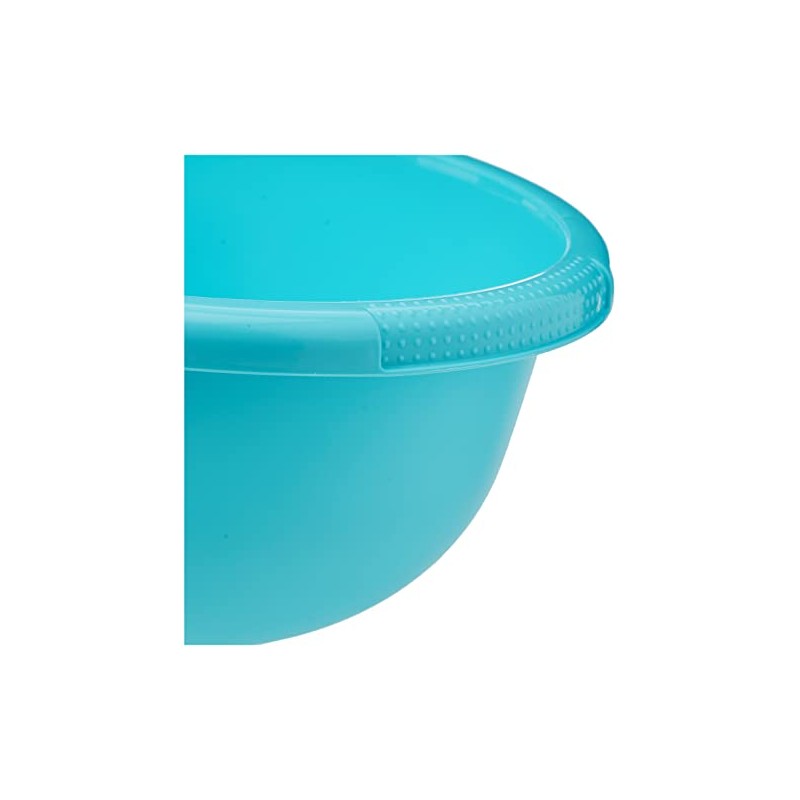 Curver Round Bowl 6.3 L in Molokai Blue, Plastic, 32