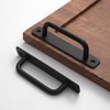 Westablize 12 Pack 5 Inch 128 mm Matte Black Cabinet