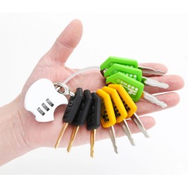 MOUNTPARTS 9 CAT 5P8500 Keys Caterpillar Heavy Equipment Keys With Code lock For Man Gifts