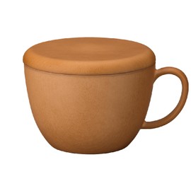 Masakazu NH home Wood Grain Cup with Lid (CC) Natural Size: Cup: Approx. W 4.2 x D 5.3 x H2.8 inches (10.8 x 13.5 x 7.2 cm); Lid: Approx. 4.2 inches (10.8 cm), H1.2 inches (79714 cm)