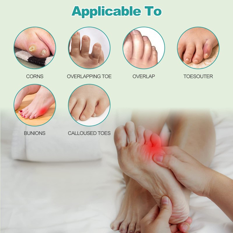 WooTshu Tailor Bunion Corrector Pads for Pinky Toe Relief, Little