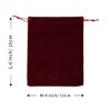 TopTie 50 PCS Velvet Gift Bags, 4x6 Inches Craft Drawstrings