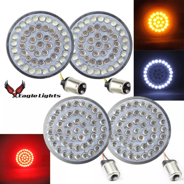 Eagle Lights 2" Harley LED Front 1157 / Rear 1156