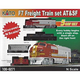 N F7 Freight Train Set at&SF 5-Unit Set