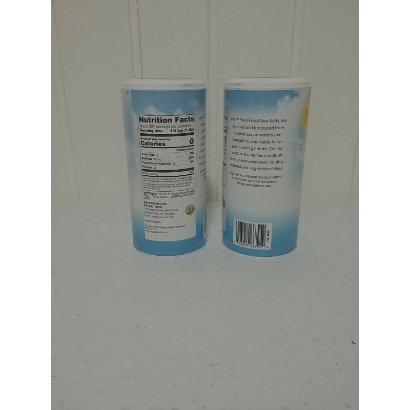 Hain Iodized sea salt-2 bottles