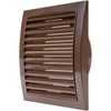 Brown Exhaust Hood Vent 6'' Inch with Built-in Pest Guard