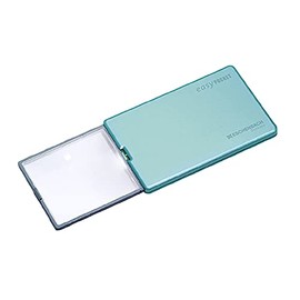 Eschenbach Easypocket 152122 LED Illuminated Pop-Up - 4X Blue Credit Card Size Magnifier