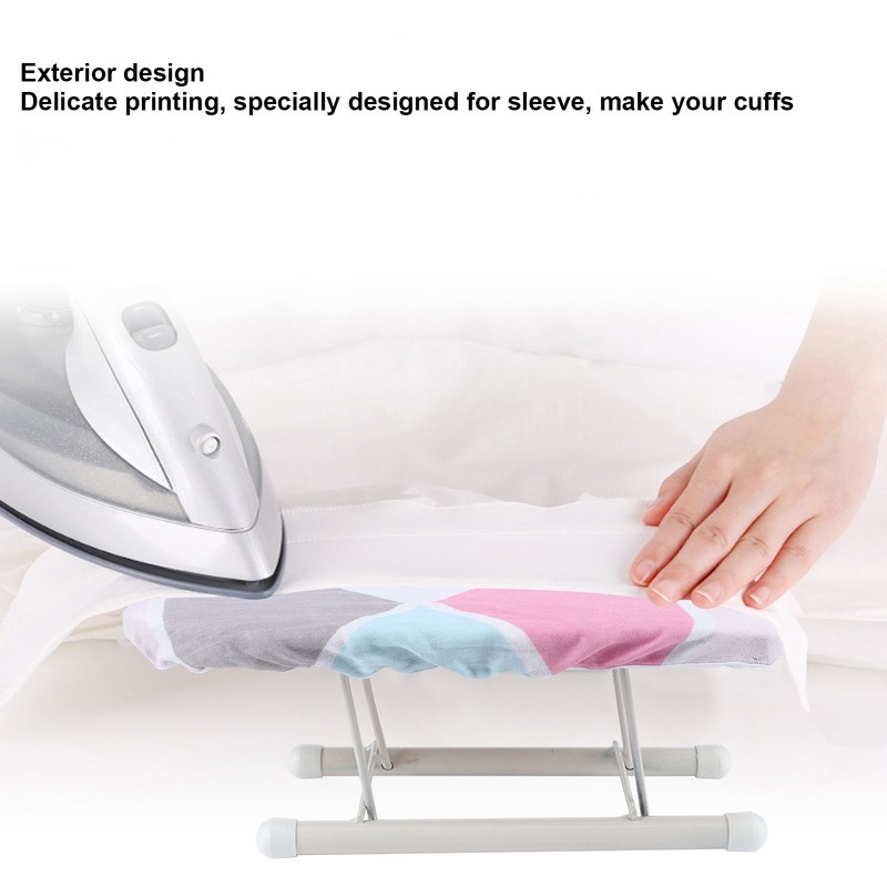 Mini Ironing Board Portable Folding Desktop Clothes Ironing Table for