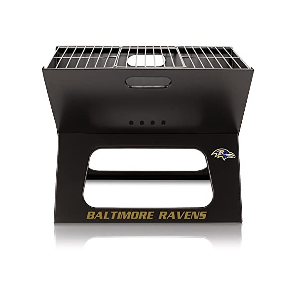 PICNIC TIME Baltimore Ravens X-Grill Portable BBQ