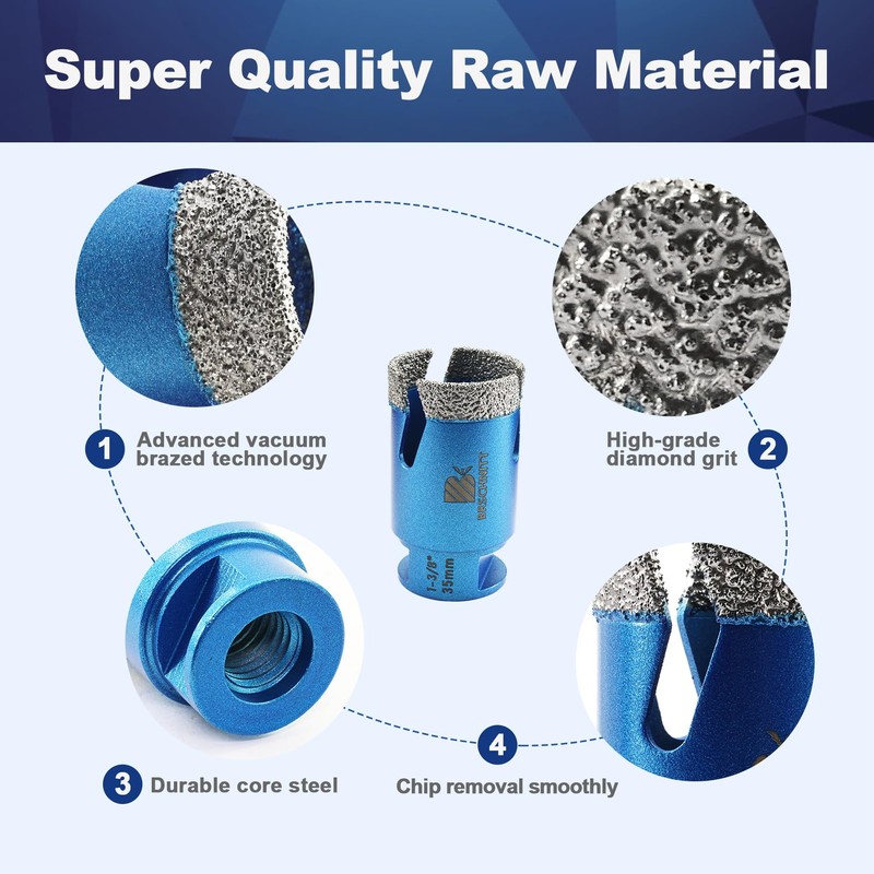 1 Inch Diamond Core Drill Bit for Porcelain Tile Ceramic