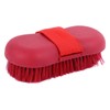 Horse Brush Soft Bristles Skid Resistant Handle Horse Grooming Brush